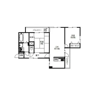 テラス浜田山ガーデニア【3階】の間取り