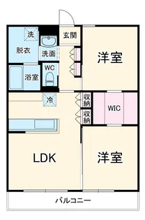 弐番町FLAT【203号室】の間取り