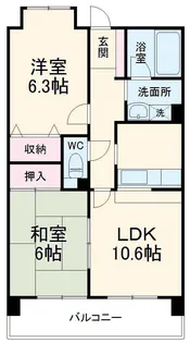 ファンタジーグリーンパレス【7階】の間取り