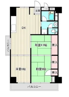 行徳第ニアクウェリヤスハイツ【5階】の間取り