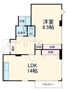 KHマンション【101号室】の間取り
