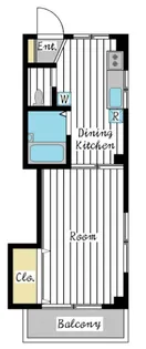 卯辰ハイツ【1階】の間取り