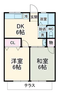 シティハイム寿【1階】の間取り