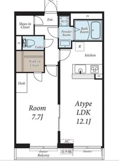 Precious Stage Ⅰ【3階】の間取り