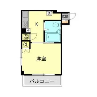 サンヒルズ橋本【107号室】の間取り