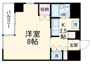 宮崎プラザ【302号室】の間取り