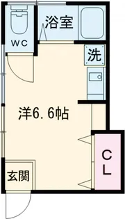 ミモザハウス【202号室】の間取り