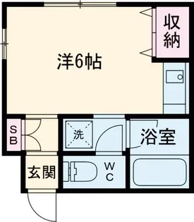 コーポ樹【1階】の間取り
