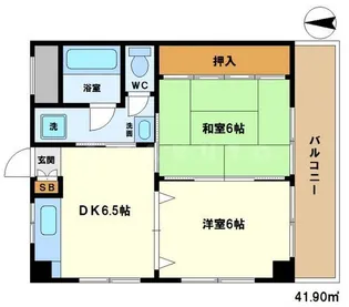 クレイバーハイツ本庄【1002号室】の間取り