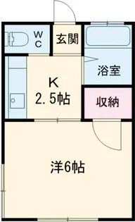 フレンズ【201号室】の間取り