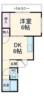 アーバンハイツ梓【303号室】の間取り