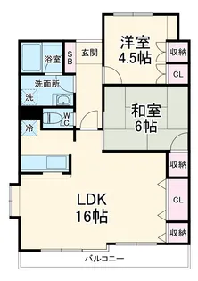 ヴィレッジAIWA【4階】の間取り