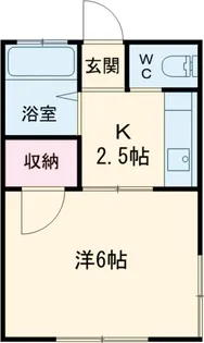 フレンズ【203号室】の間取り