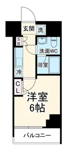 MAXIV横浜吉野町TRE【301号室】の間取り