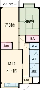 セブンステージ【101号室】の間取り