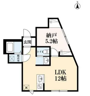 レガーレ新高円寺【201号室】の間取り