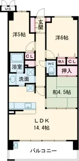 レスタ—ジュ京都ウエストシティゲート【2階】の間取り