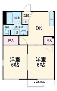 ヴィラ池の端【2階】の間取り