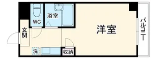 LakiaMaison弁天町【5階】の間取り