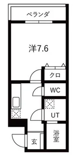 ヴィガラス大手町【1階】の間取り