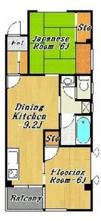 第2グレーシア小泉【2階】の間取り