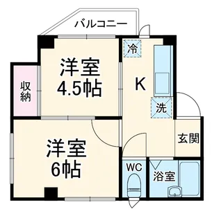 エルムハイツ【3階】の間取り