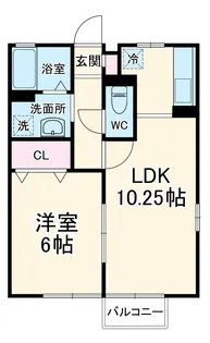 SHARES・M(シェアズエム)【1階】の間取り
