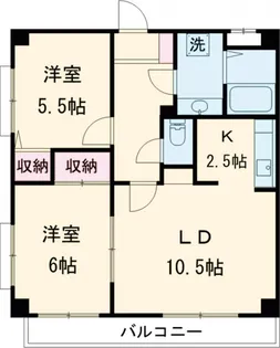 シルクロードハイツ【2階】の間取り