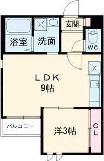 REGALEST CIEL 大橋【2階】の間取り