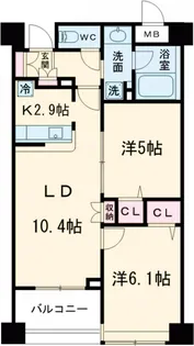 アーバンフィールド曳舟【3階】の間取り