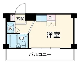 ダイアパレス三ツ沢公園東館【307号室】の間取り