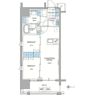 ルフォンプログレ赤羽マークス【7階】の間取り