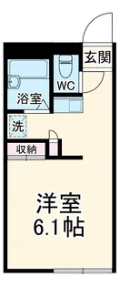 レオパレストゥルヌソル【104号室】の間取り