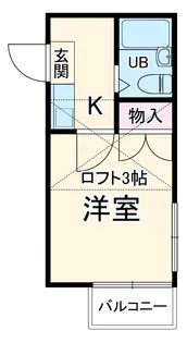 ポルテシャンス【2階】の間取り