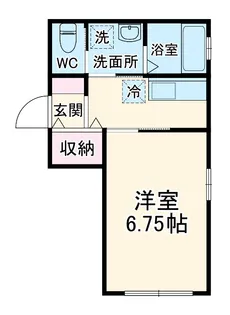 Bossa【101号室】の間取り