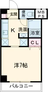 なかきやBLD【04030号室】の間取り