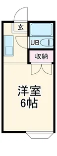 あすみハイリビング壱番館【105号室】の間取り
