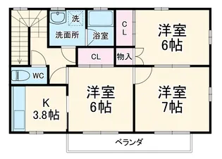 レジデンス大巌寺【2階】の間取り