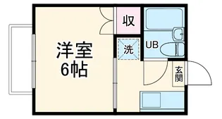 メゾン・ド・アール【205号室】の間取り