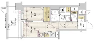 アスヴェル京都西大路SOUTH【204号室】の間取り