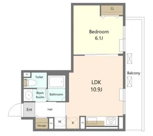 ES-Grande大森【4階】の間取り