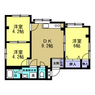 エスポアール湘南【1階】の間取り