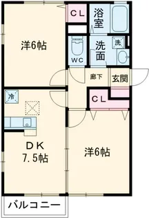 シャルマン【1階】の間取り