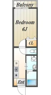 メゾンミユキⅠ【1階】の間取り
