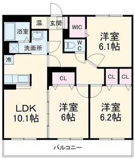Park Village松代【2階】の間取り