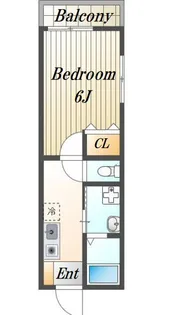 メゾンミユキⅠ【2階】の間取り