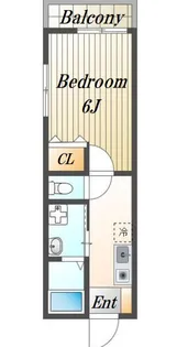 メゾンミユキⅠ【2階】の間取り