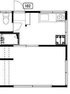 アカゲラの家(D)【102号室】の間取り