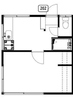 アカゲラの家(D)【202号室】の間取り