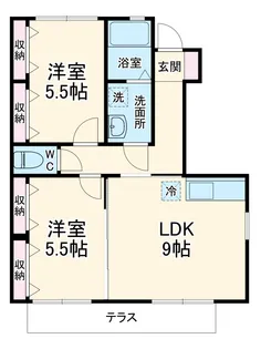 コーポ藤B【103号室】の間取り